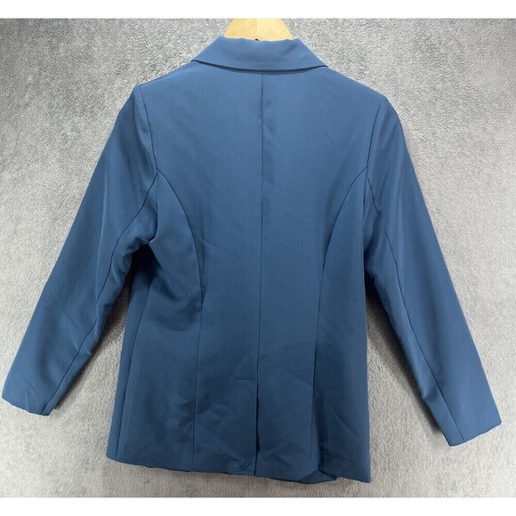NWOT Sincerely Jules Women’s Blue Blazer 1 Button Size Small - Picture 4 of 8
